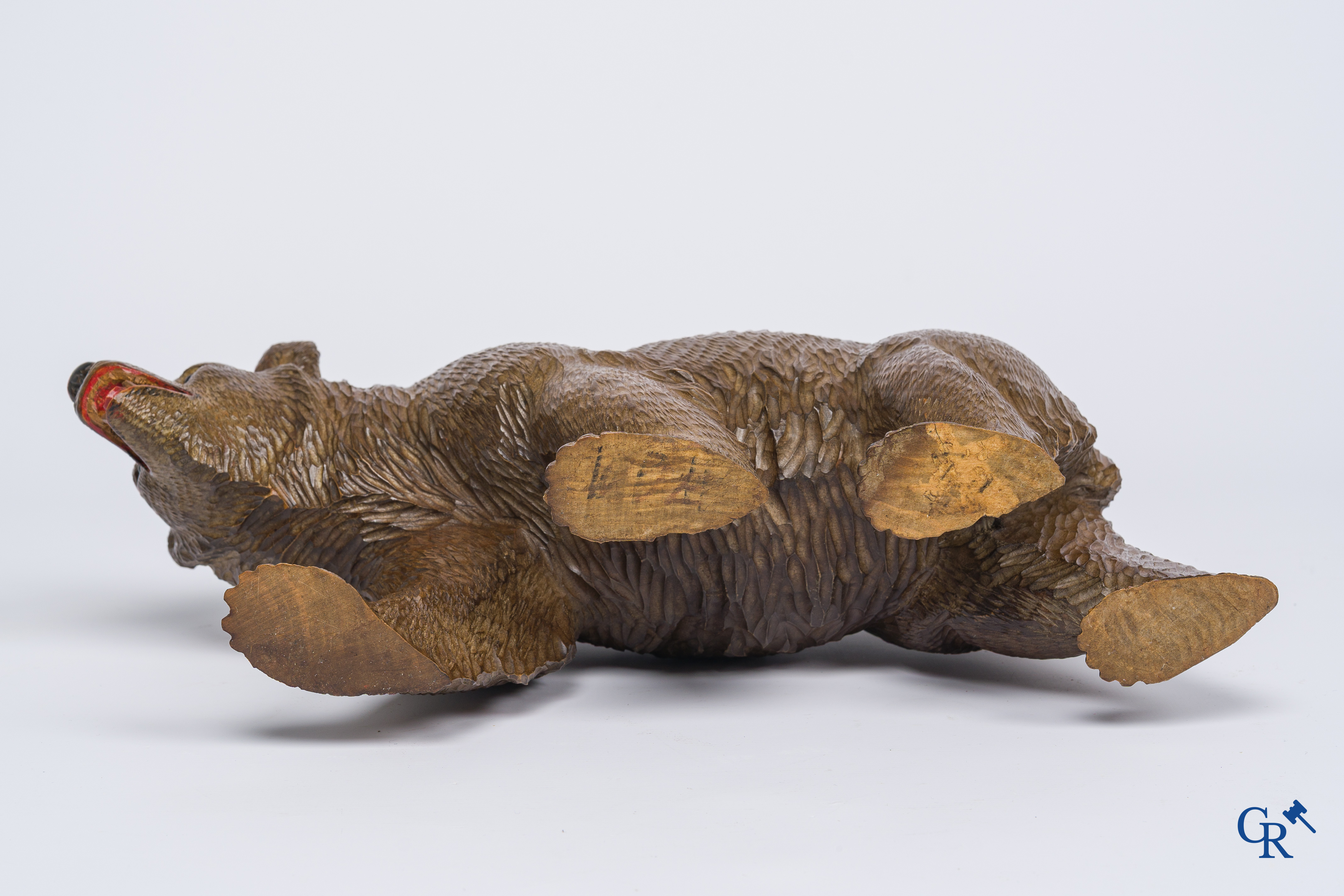 Black Forest. A walking bear in so-called "Black Forest" wood carving.