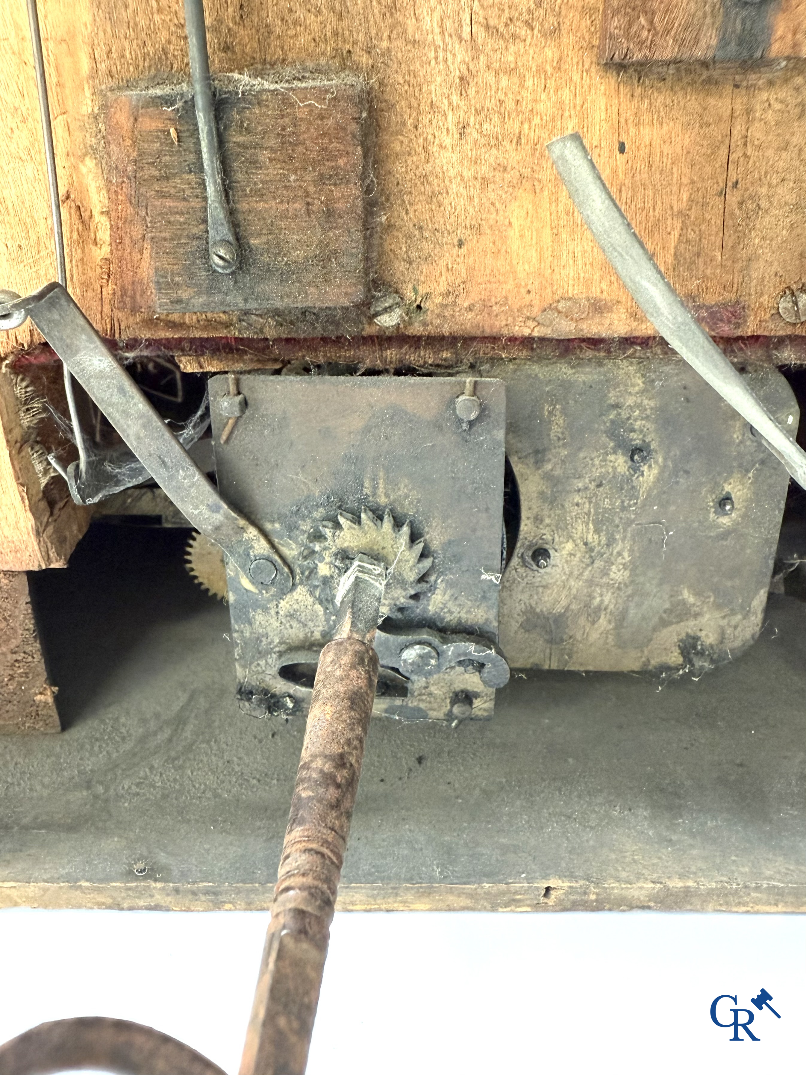 Phalibois, zeldzaam mechanisch geanimeerd diorama met jonglerende acrobaat. Frankrijk circa 1875.