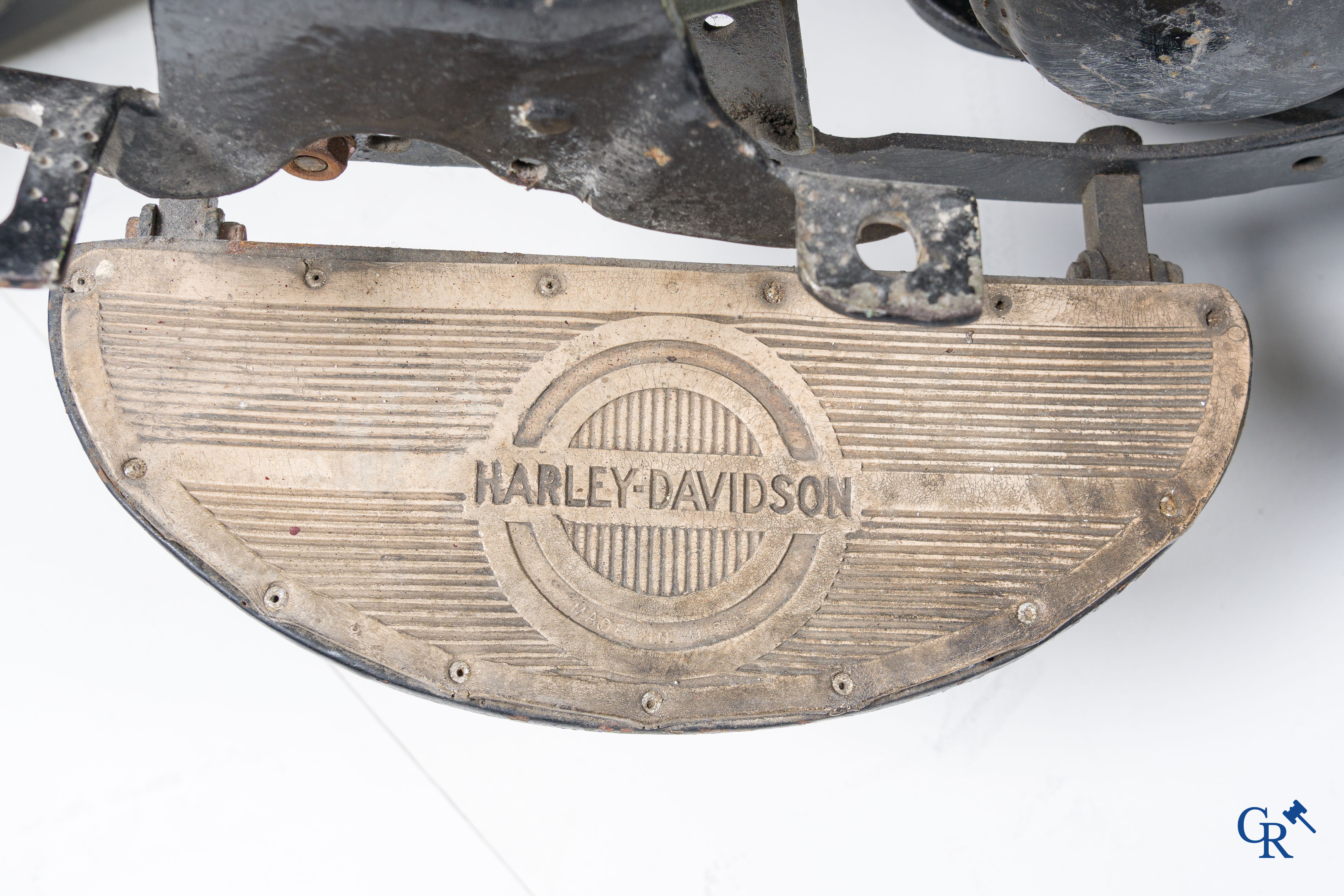 Harley Davidson, type WLA 750cc, circa 1940. With sidecar from a later period. (barn find)