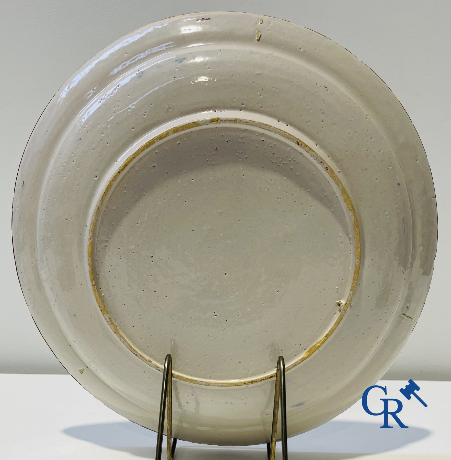 Delft: 10 pièces de faïence de Delft du 18ème siècle.