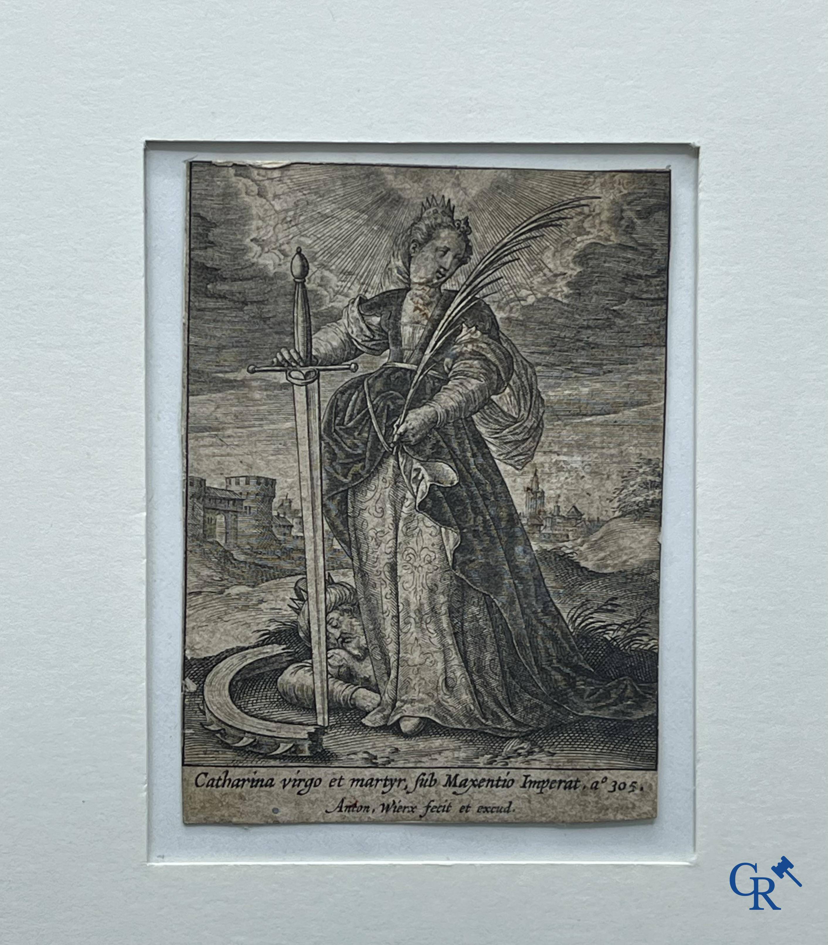 Sainte Catherine, Collection intéressante comprenant des images pieuses, canivets et des estampes de dévotion, etc. XVIIIe-XIXe et XXème siècles.