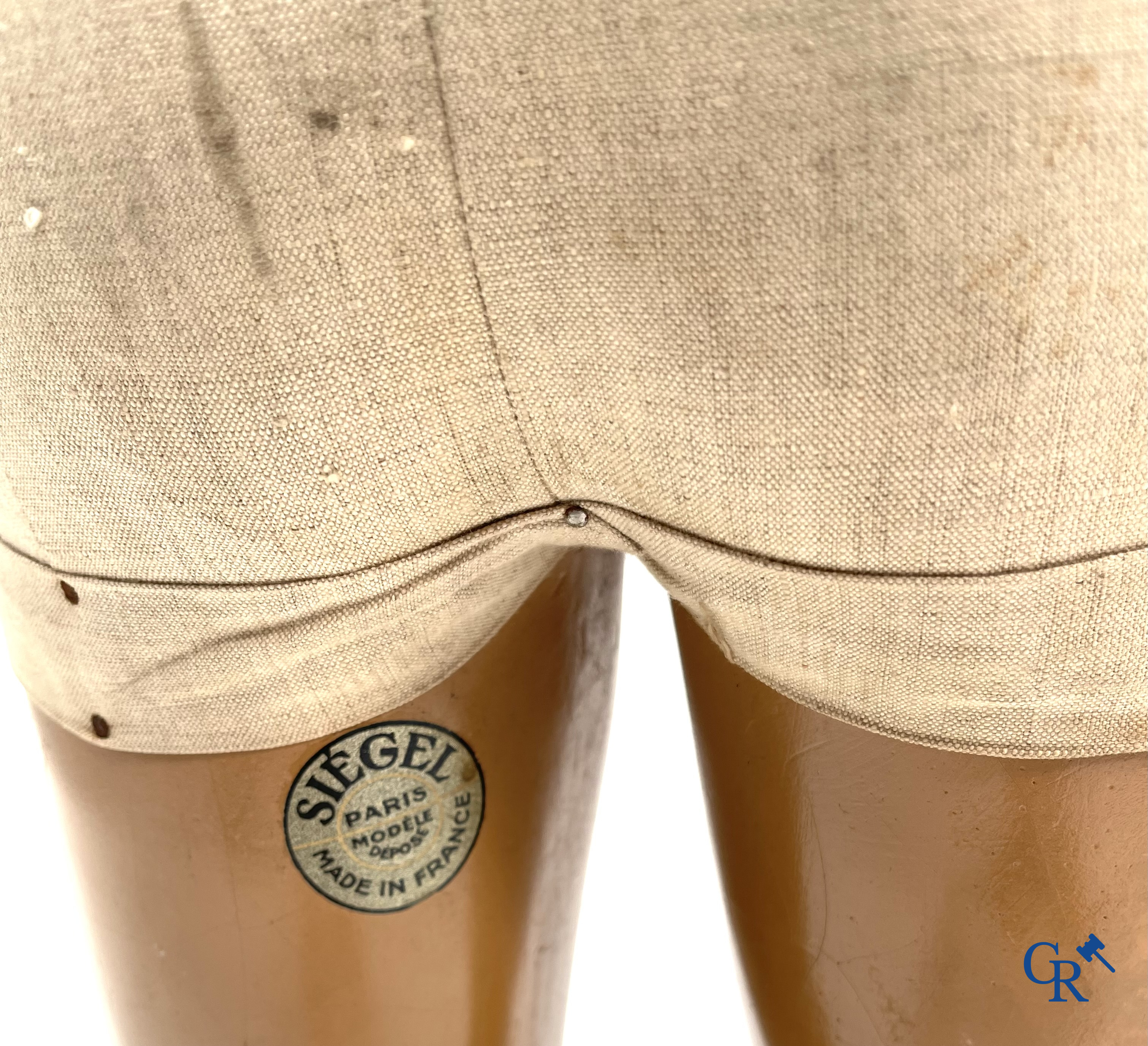 Siegel Paris, mannequin of a boy with plaster head. 1930's-1940's. Marked Siégel Paris.