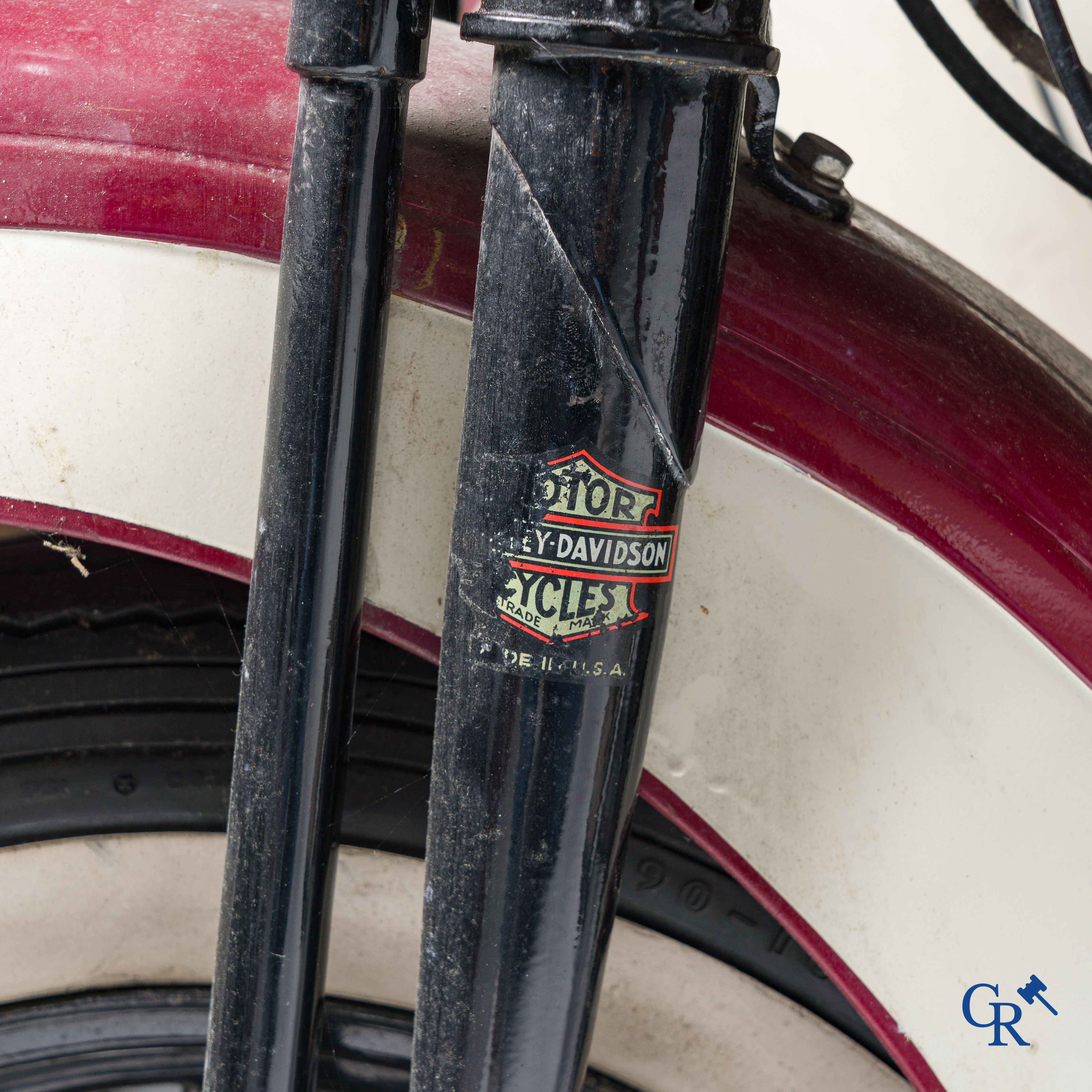 Harley Davidson, type WLA 750cc, circa 1940. With sidecar from a later period. (barn find)