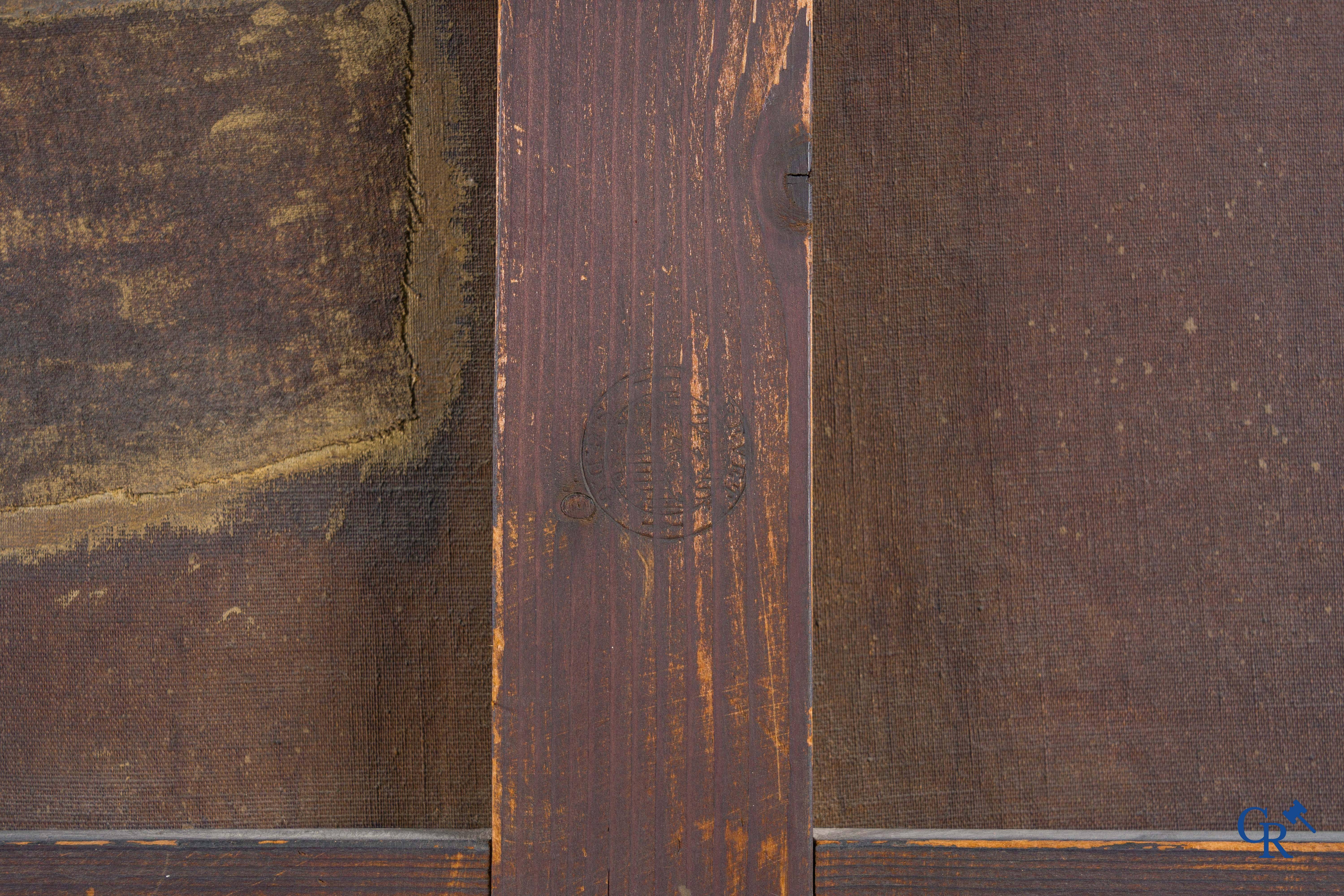 Jules De Bleye (1846-1901) Oil on canvas. Signed and dated 1889.