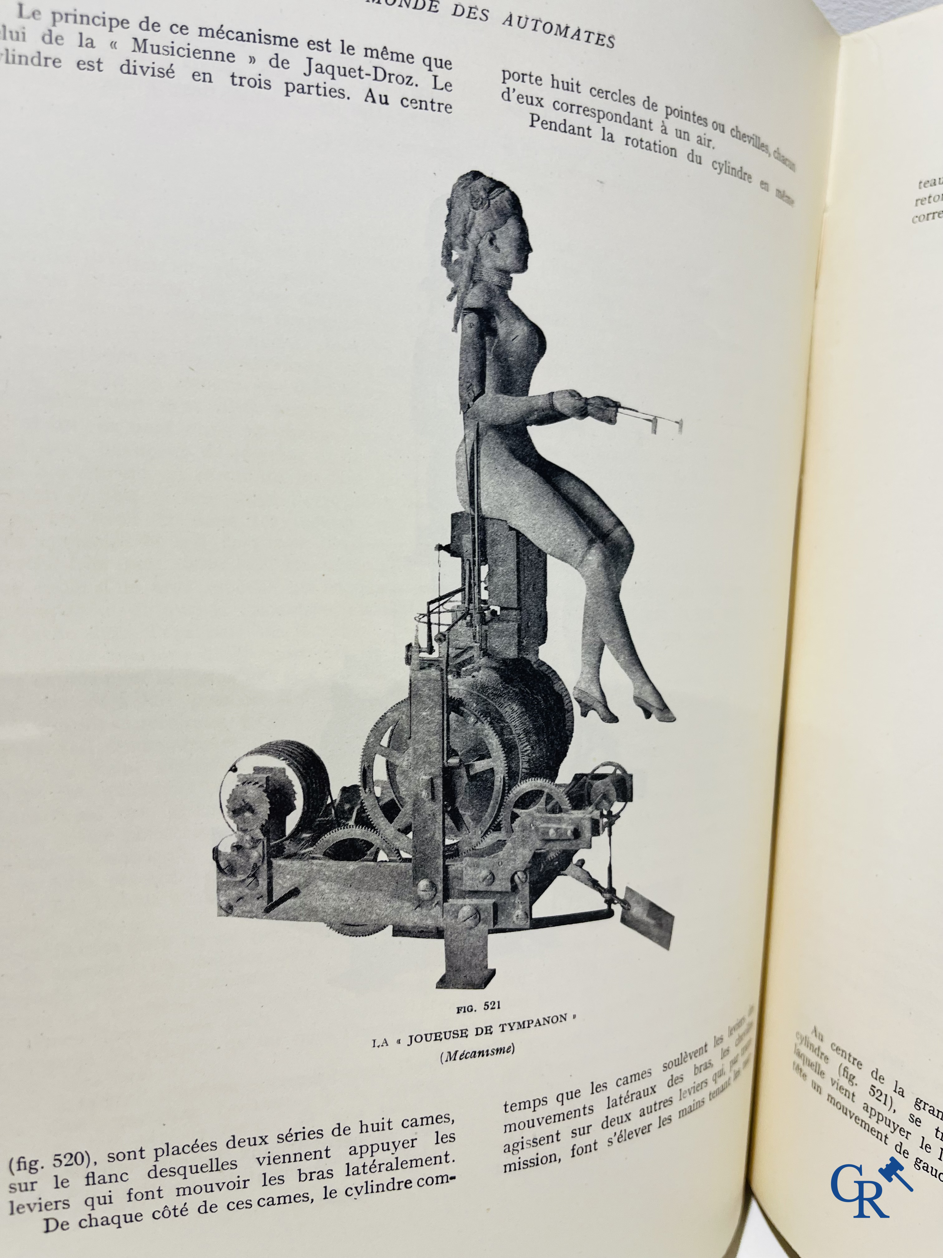 Automaten. Zeldzame uitgave van "Le monde des automates." Alfred Chapuis et Edouard Gélis. Paris 1928.