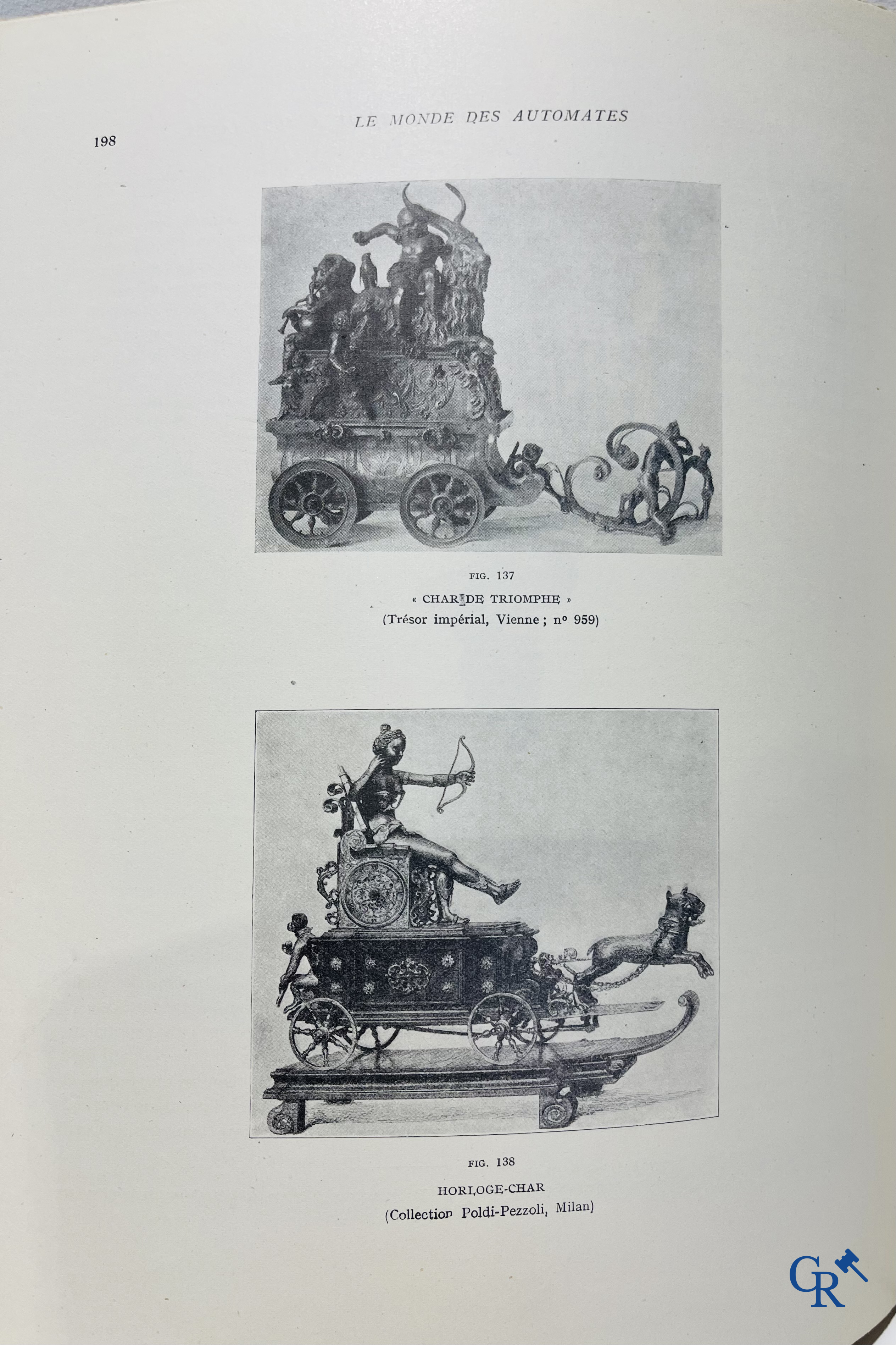 Automaten. Zeldzame uitgave van "Le monde des automates." Alfred Chapuis et Edouard Gélis. Paris 1928.