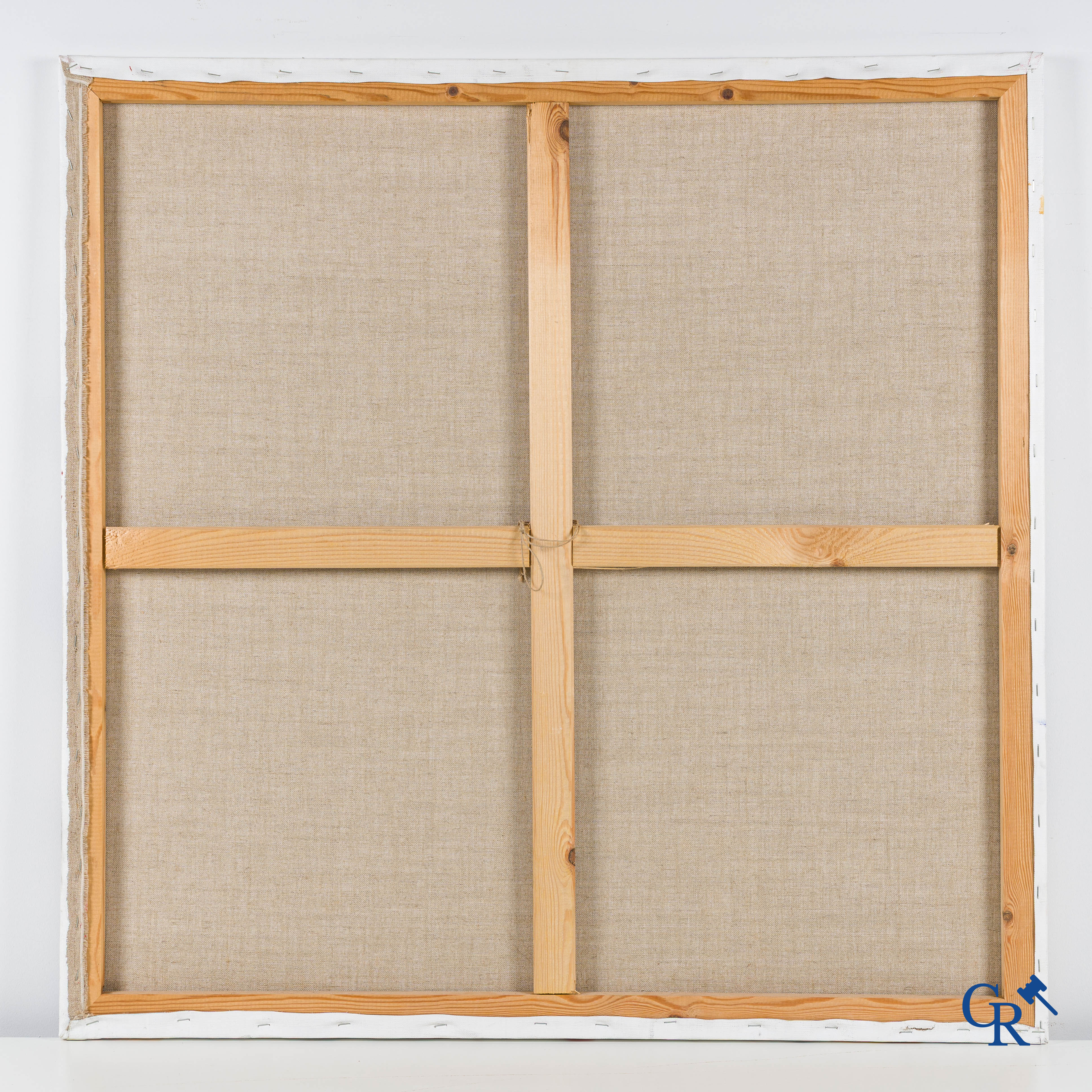 Naar Herman Brood, Zonder titel. Olie op doek. Draagt een signatuur Brood.