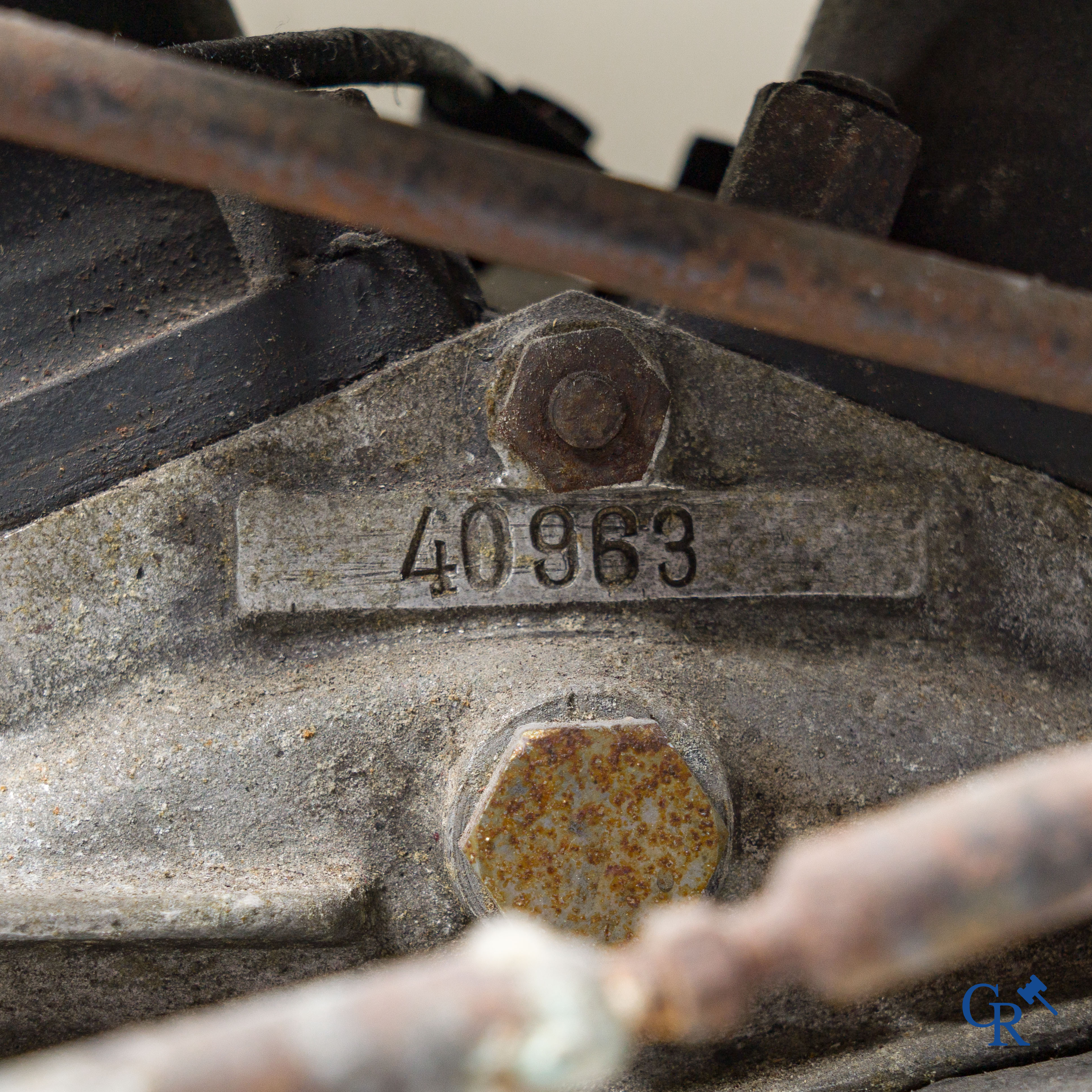 Harley Davidson, type WLA 750cc, circa 1940. With sidecar from a later period. (barn find)
