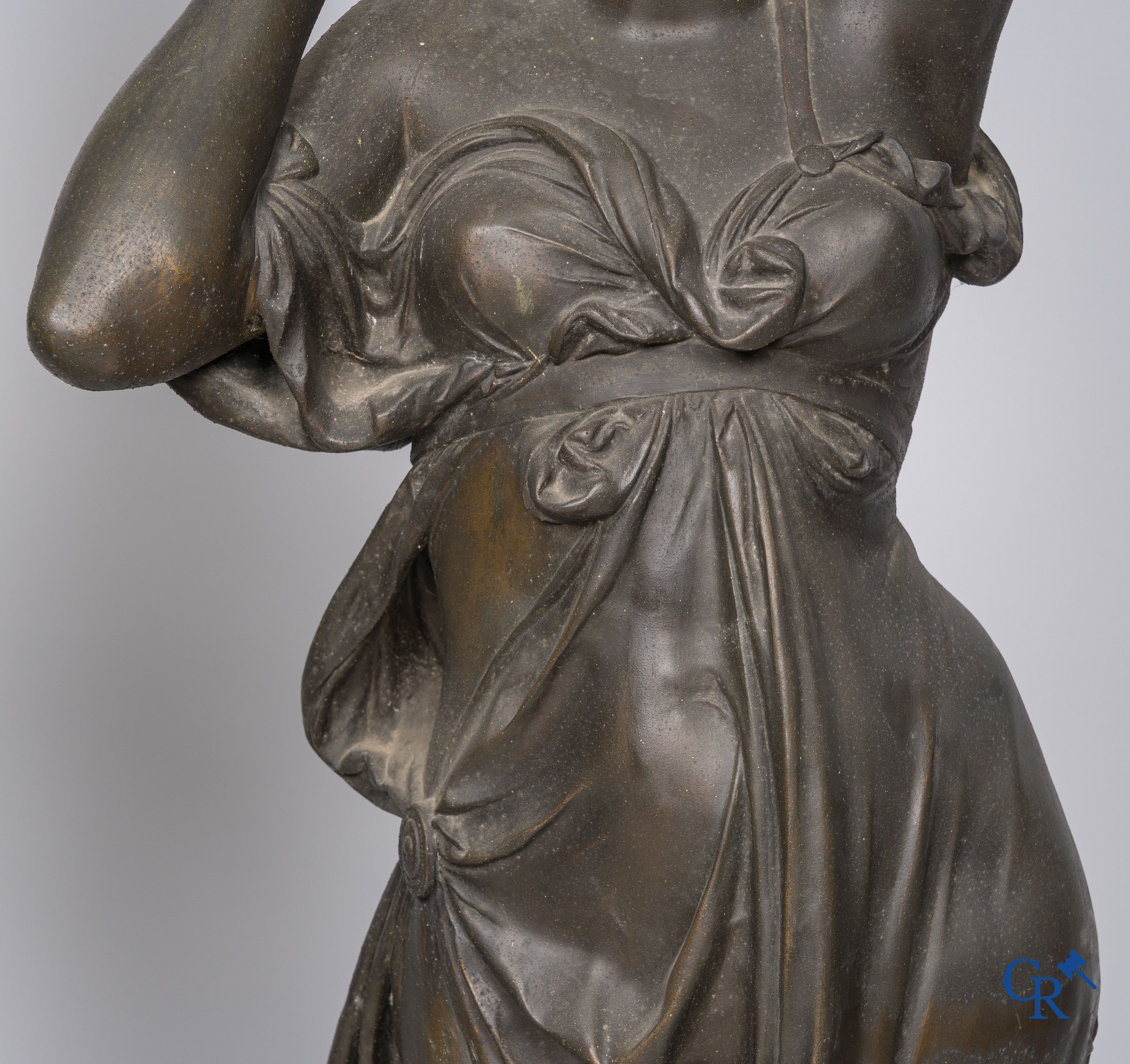 Albert-Ernest Carrier-Belleuse and Jean Boy foundry, 116 Rue de Turenne, Paris. Pair of water carriers. Circa 1860.