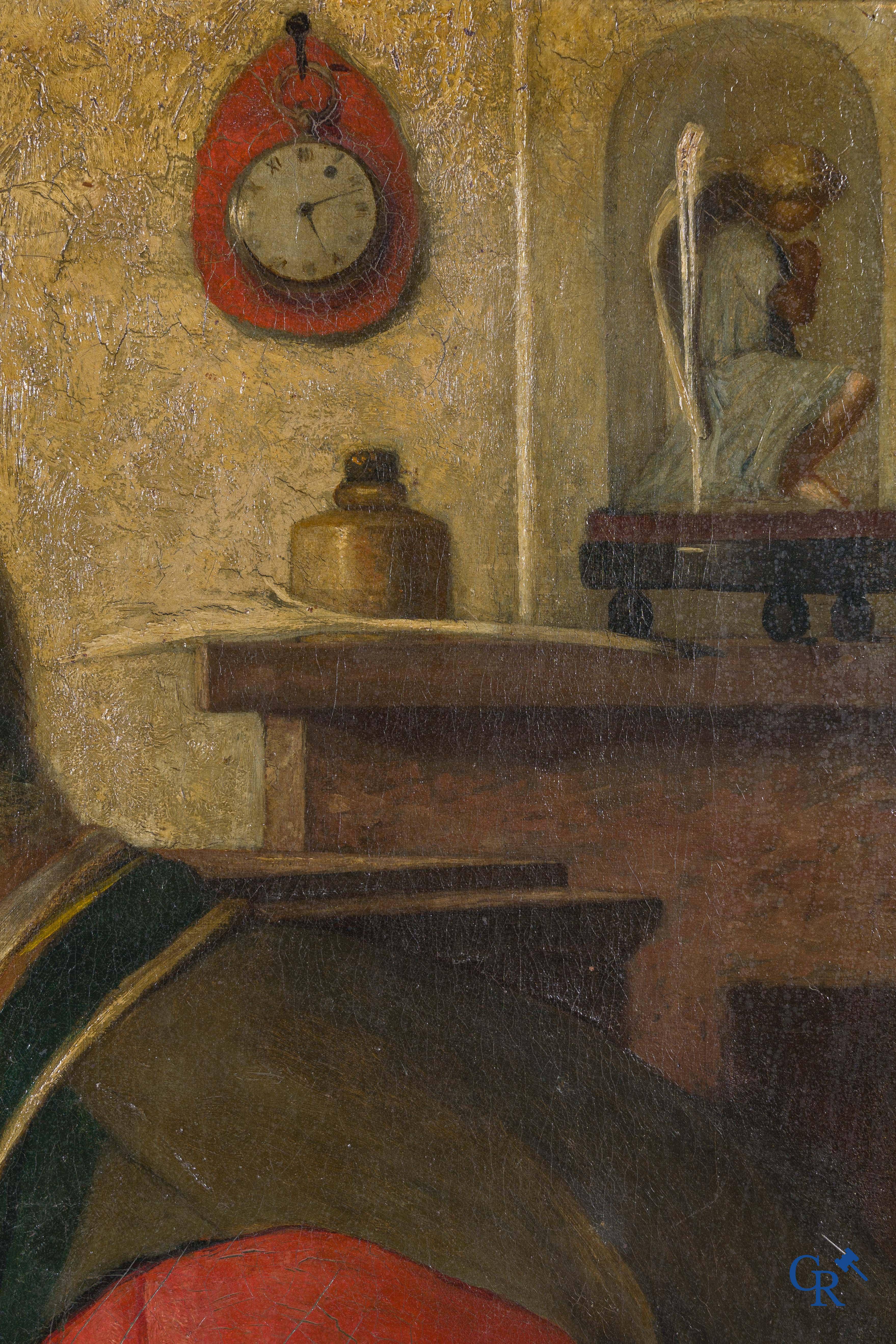 Jules De Bleye (1846-1901) Oil on canvas. Signed and dated 1889.