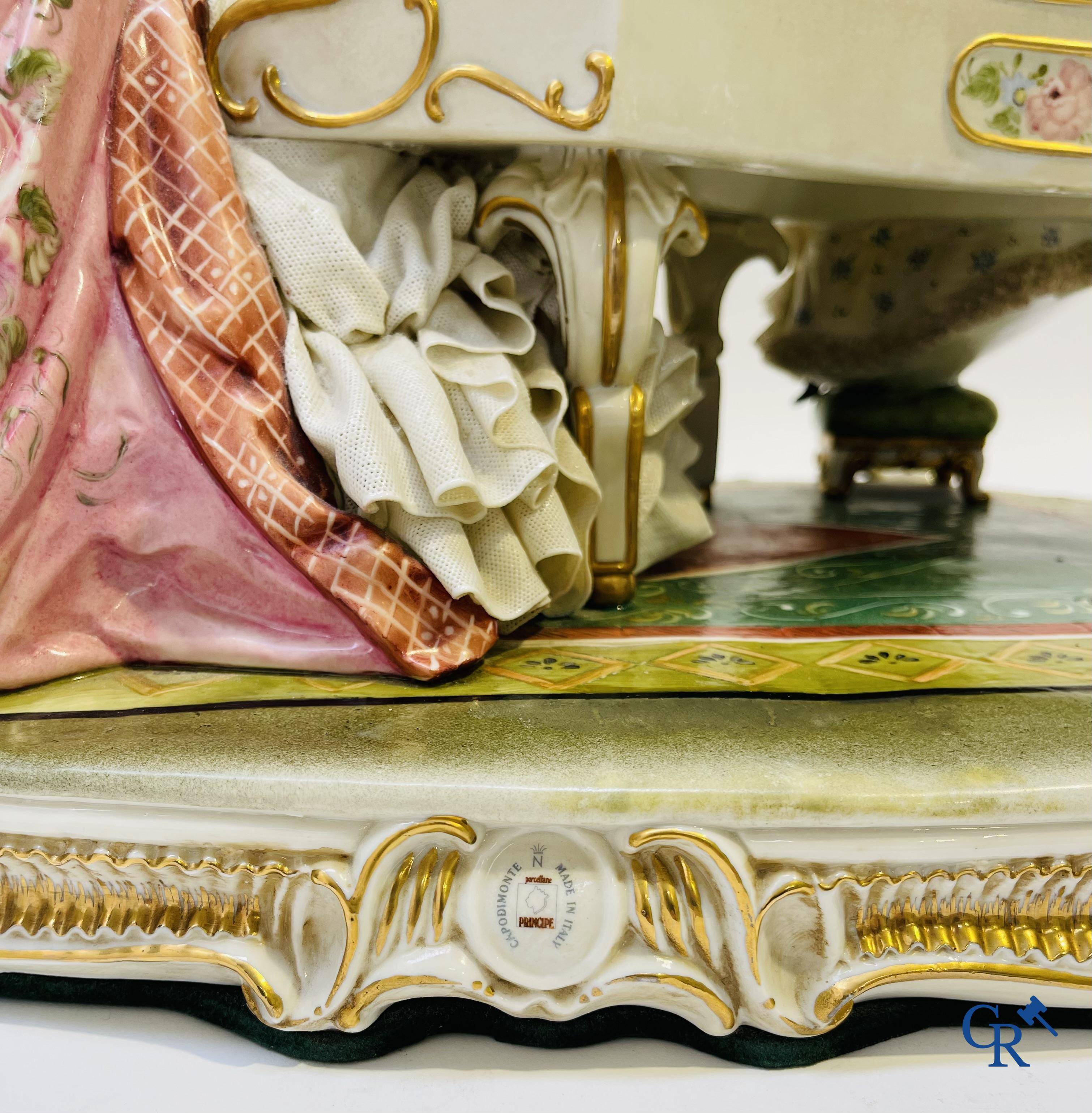 Porcelain: Capodimonte: Luciano Cazzola: “The music lesson.”