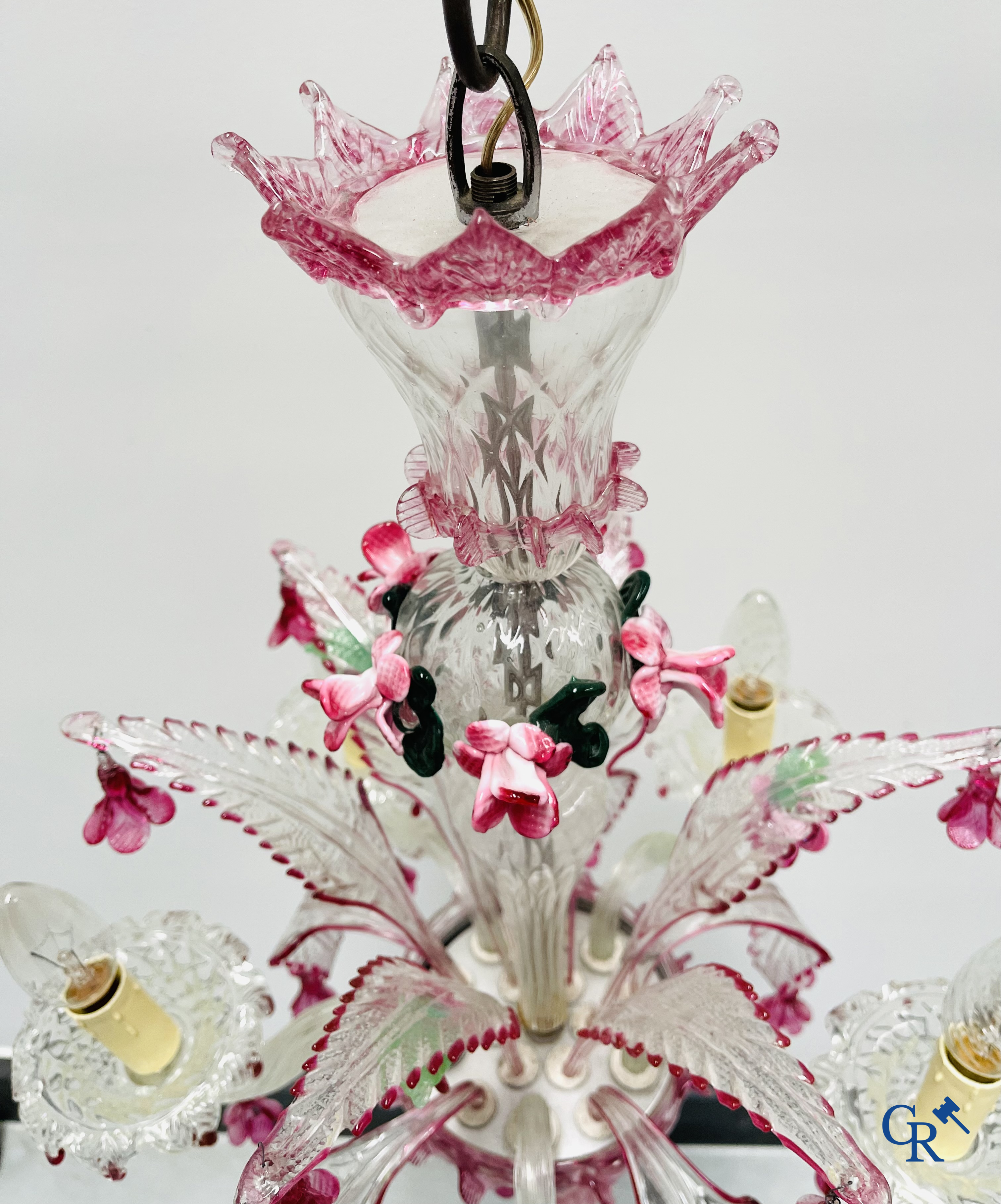 A Venetian chandelier.