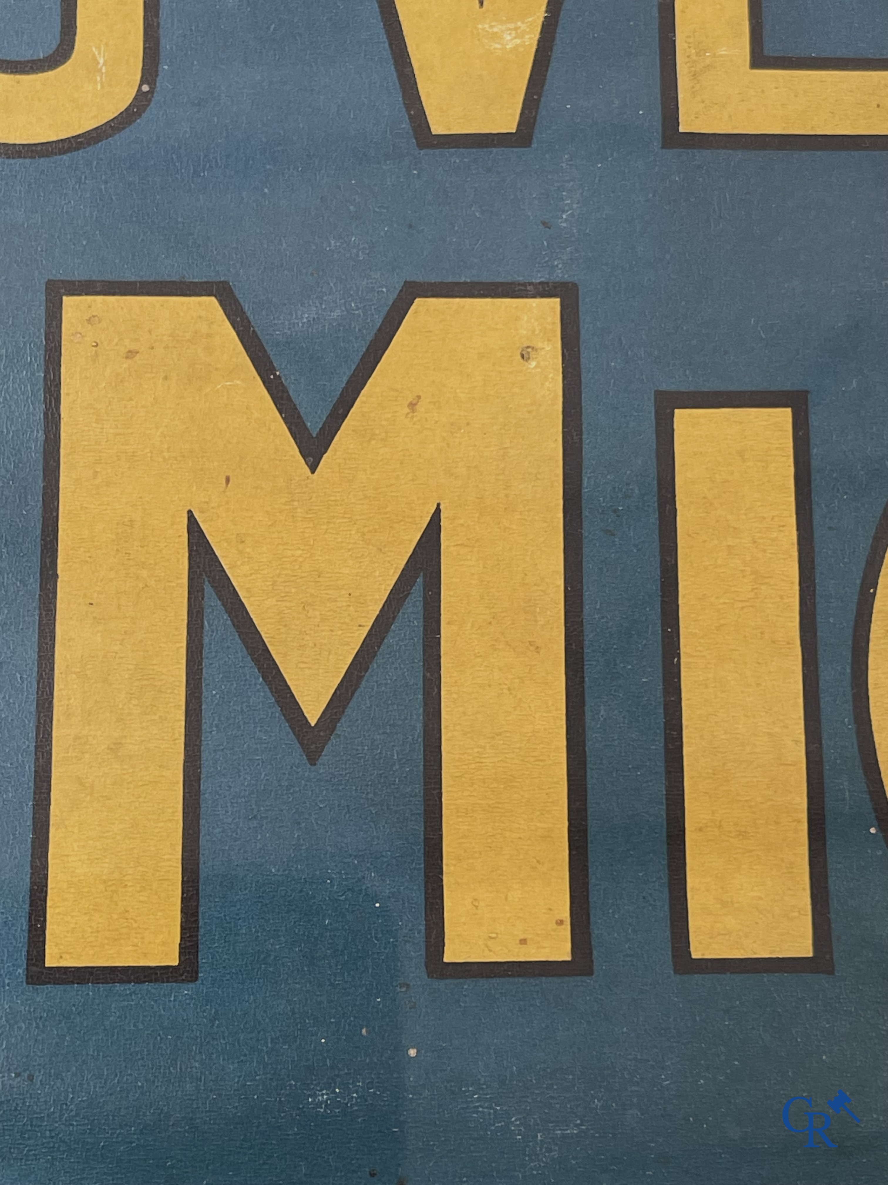 Léon Hingre (1860-1926) Pneu Vélo Michelin. Beautiful poster for Michelin bicycle tires. Around 1910.