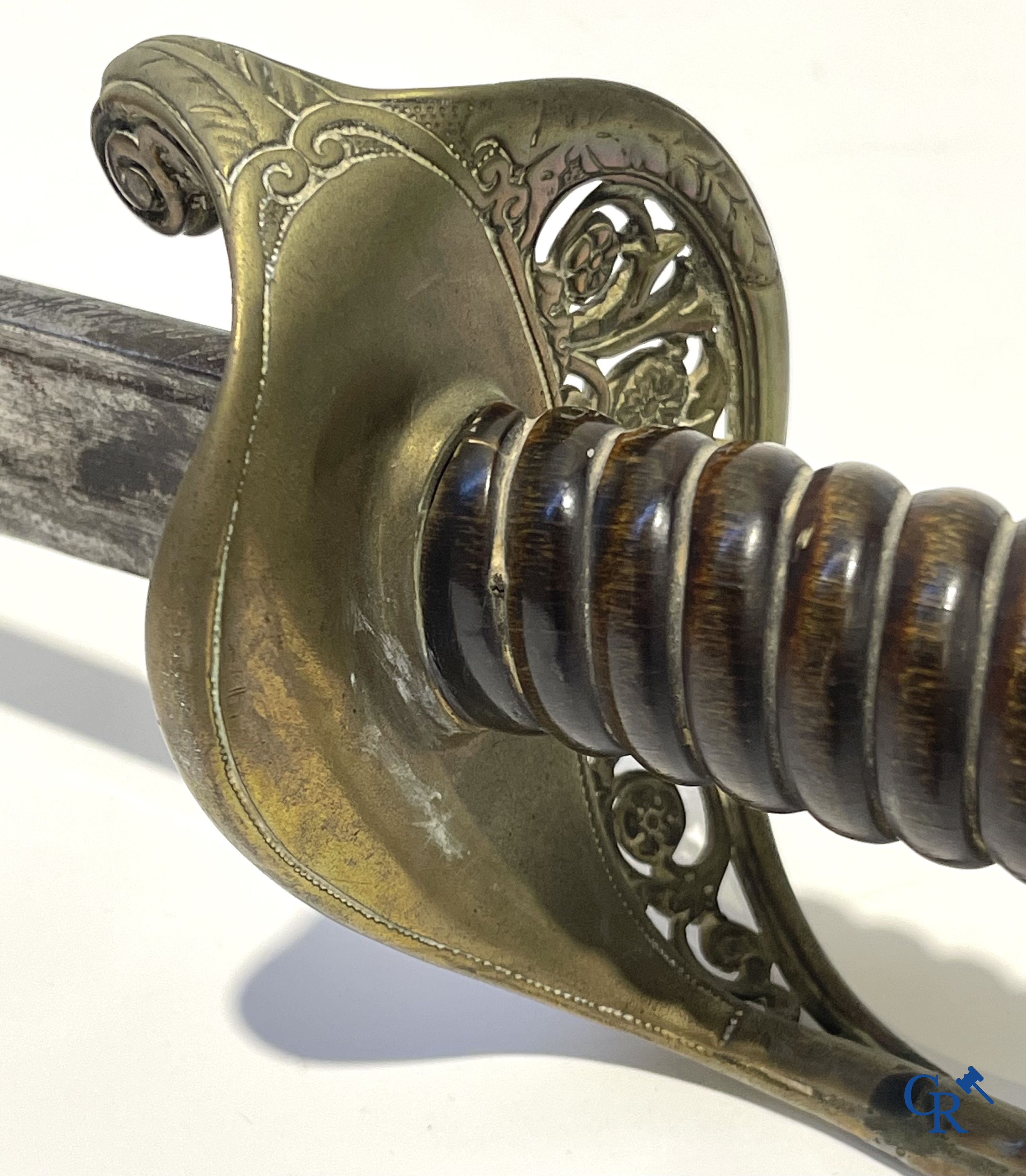 Fonson Bruxelles, a Belgian officer's parade sword. Manuffre. Allé de Châtellerault. 19th century.