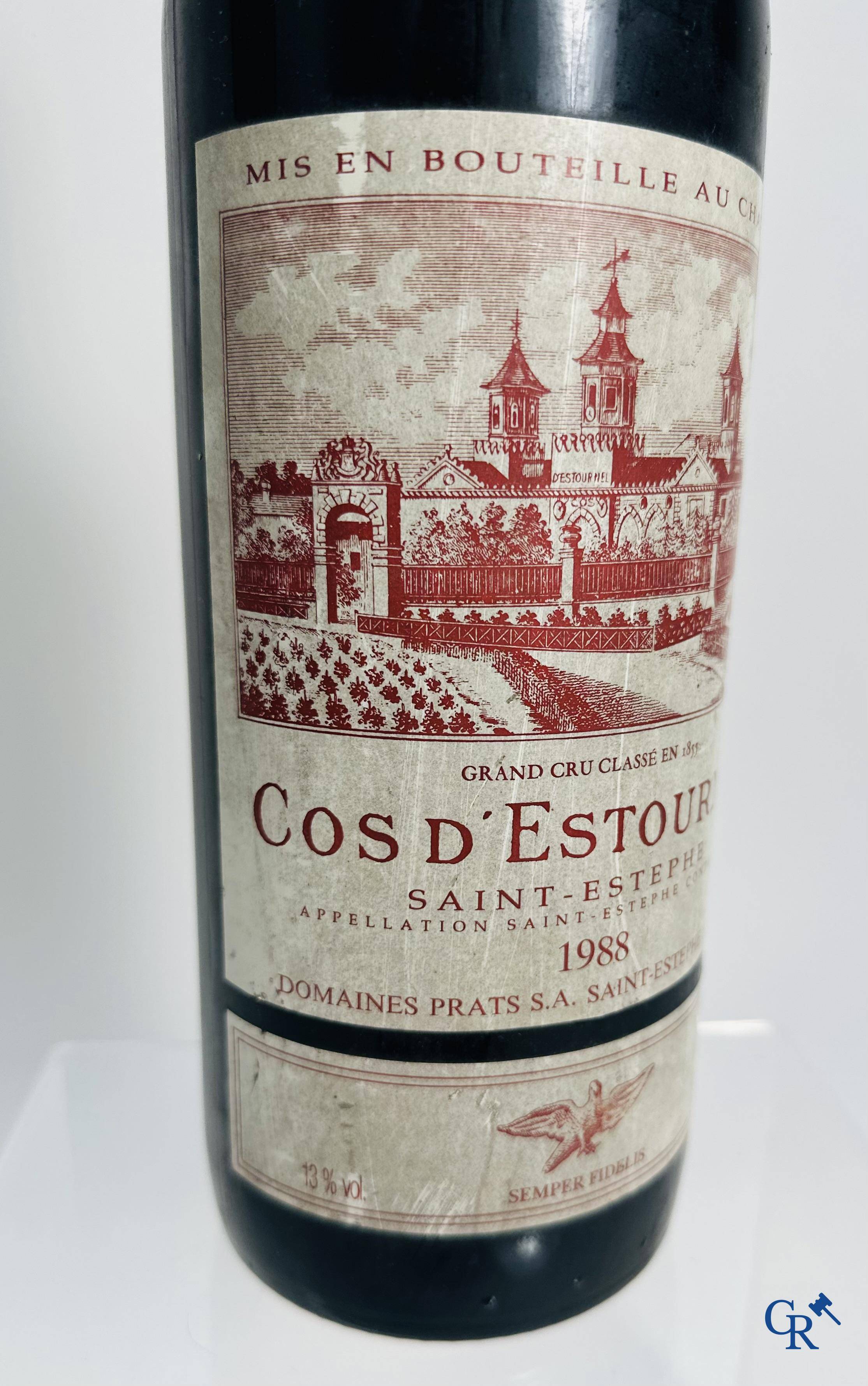 Wine - Bordeaux: Château Cos d'Estournel 1988, 1.5 l. Magnum Rouge. 2ème grand cru classé 1988. Saint-Estèphe.