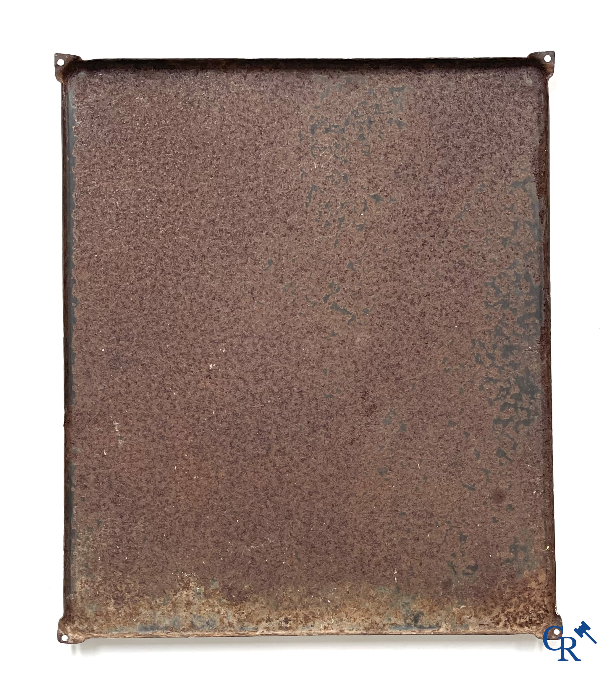 Tabacs Ajja, Enamel advertising sign for tobacco products Ajja. 