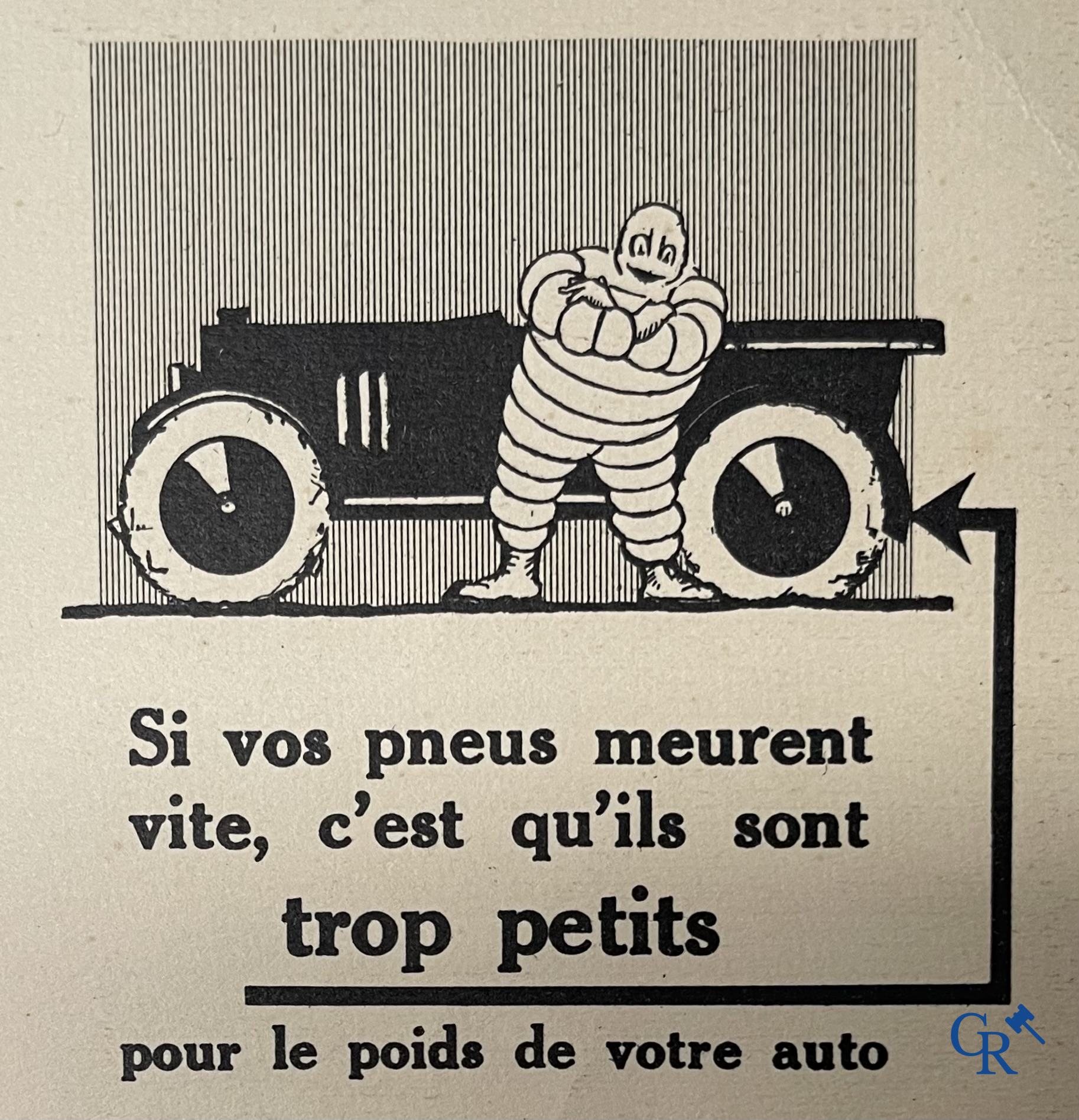 Michelin, an interesting lot with Michelin objects, mainly from the 1920's and 1930's.