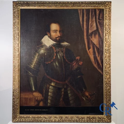 Portretschilderij: Leerling van Frans Pourbus II en toegeschreven aan Justus Sustermans.